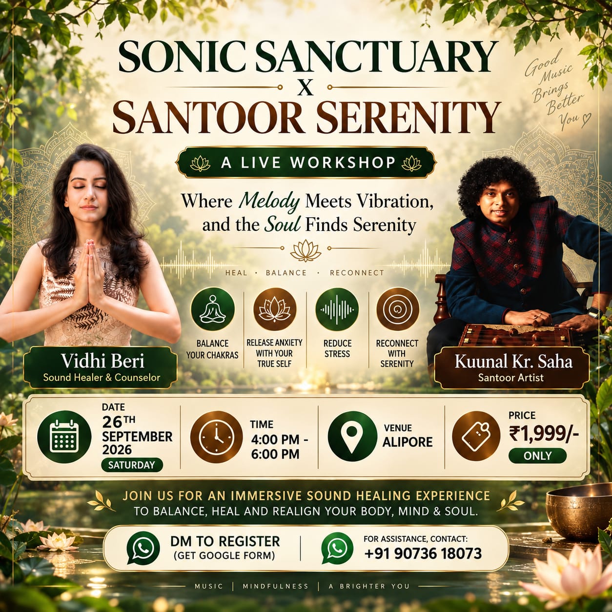 Sonic Sanctuary X Santoor Serenity