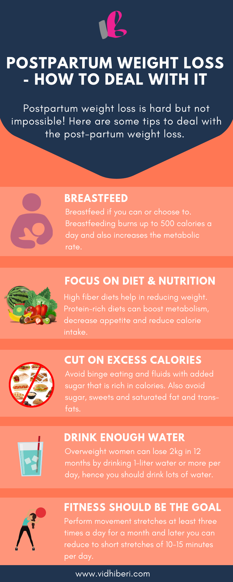 Postpartum weight loss tips