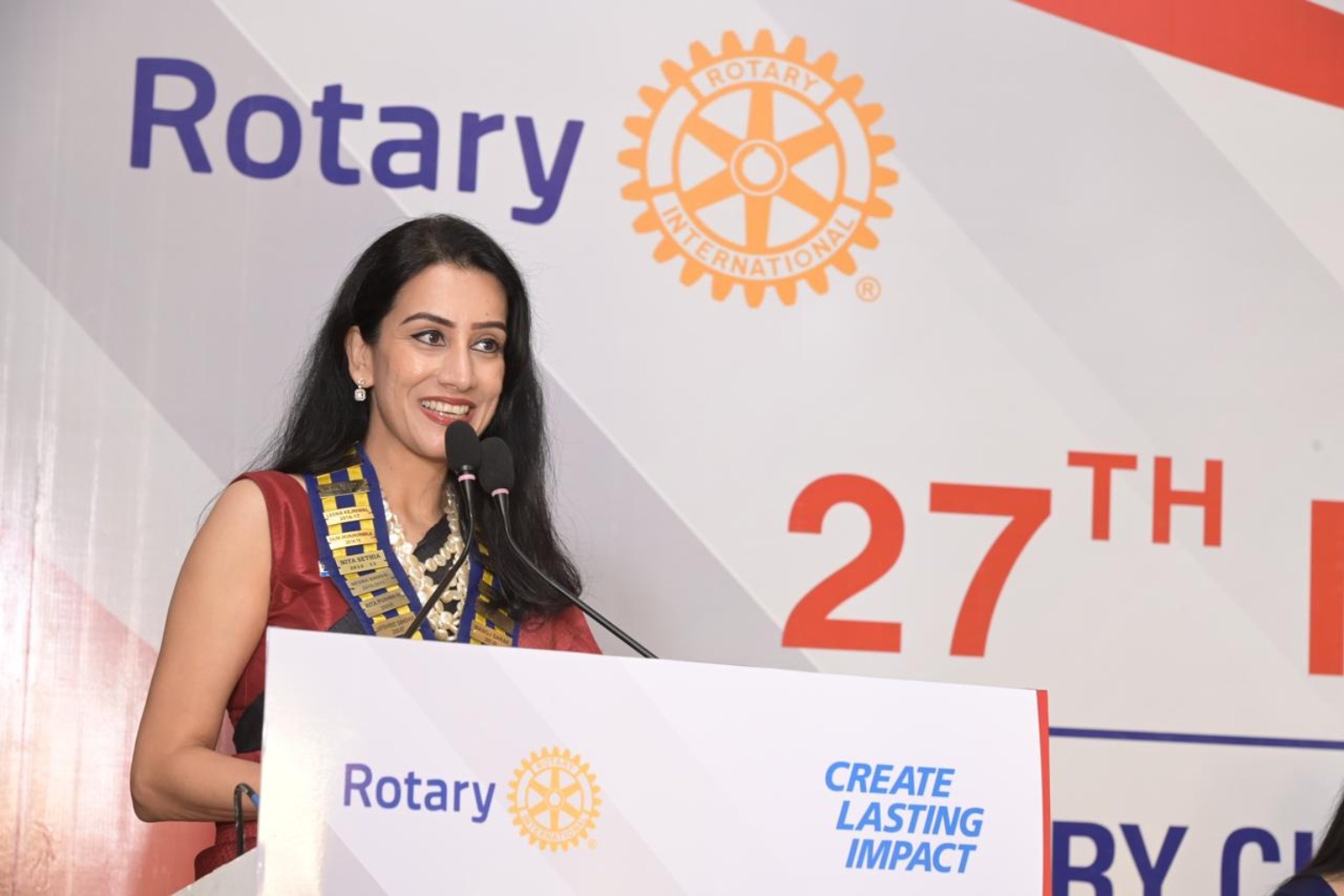 27th Rotary Club of Calcutta Chowrenghee Installation- Signing-off Ceremony as the President 25-26