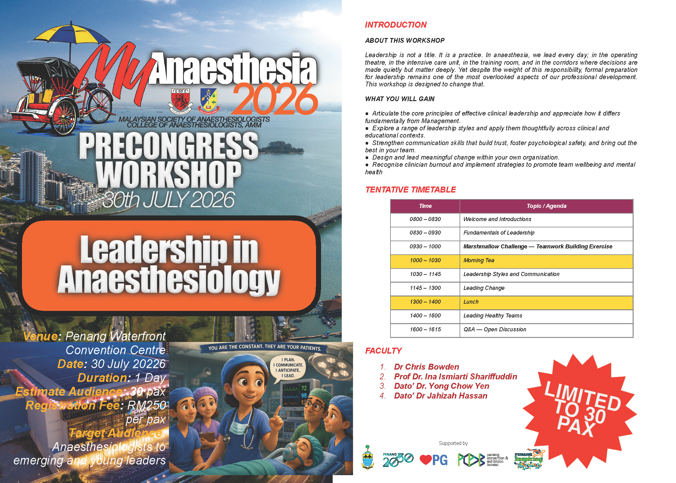 MSA-CoA ASC 2026 leadership WS flyer