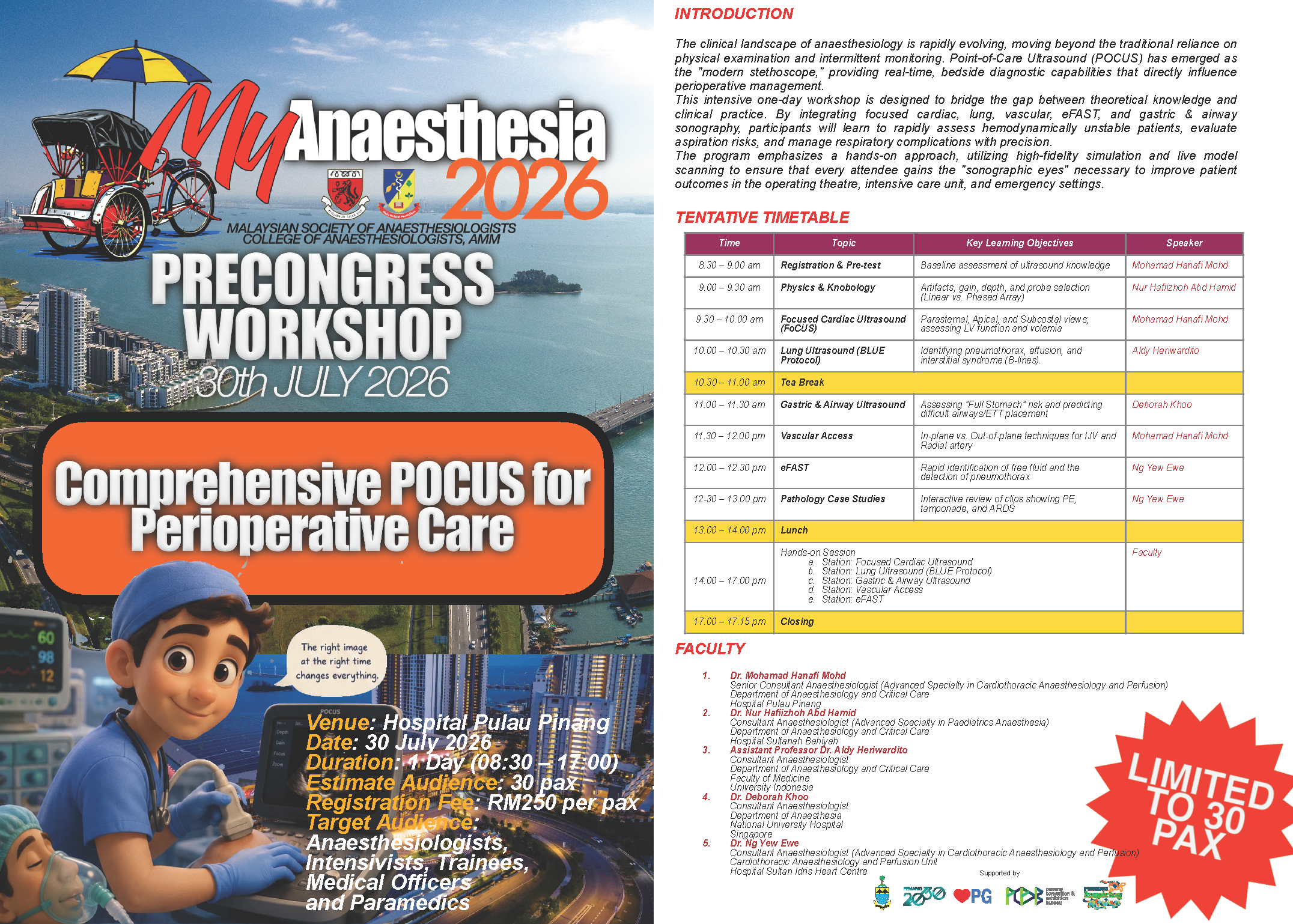 MSA-CoA ASC 2026 WS POCUS flyer