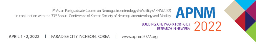 9th Asian Postgraduate Course on Neurogastroenterology & Motility (APNM 2022)