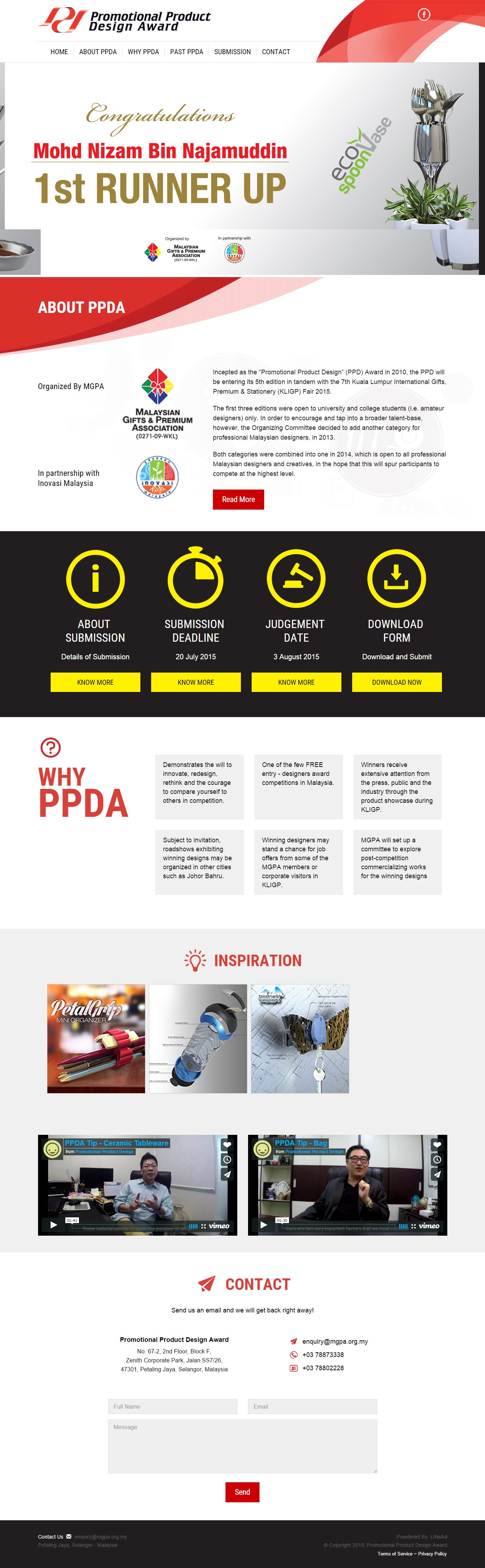 PPDA - Website Design