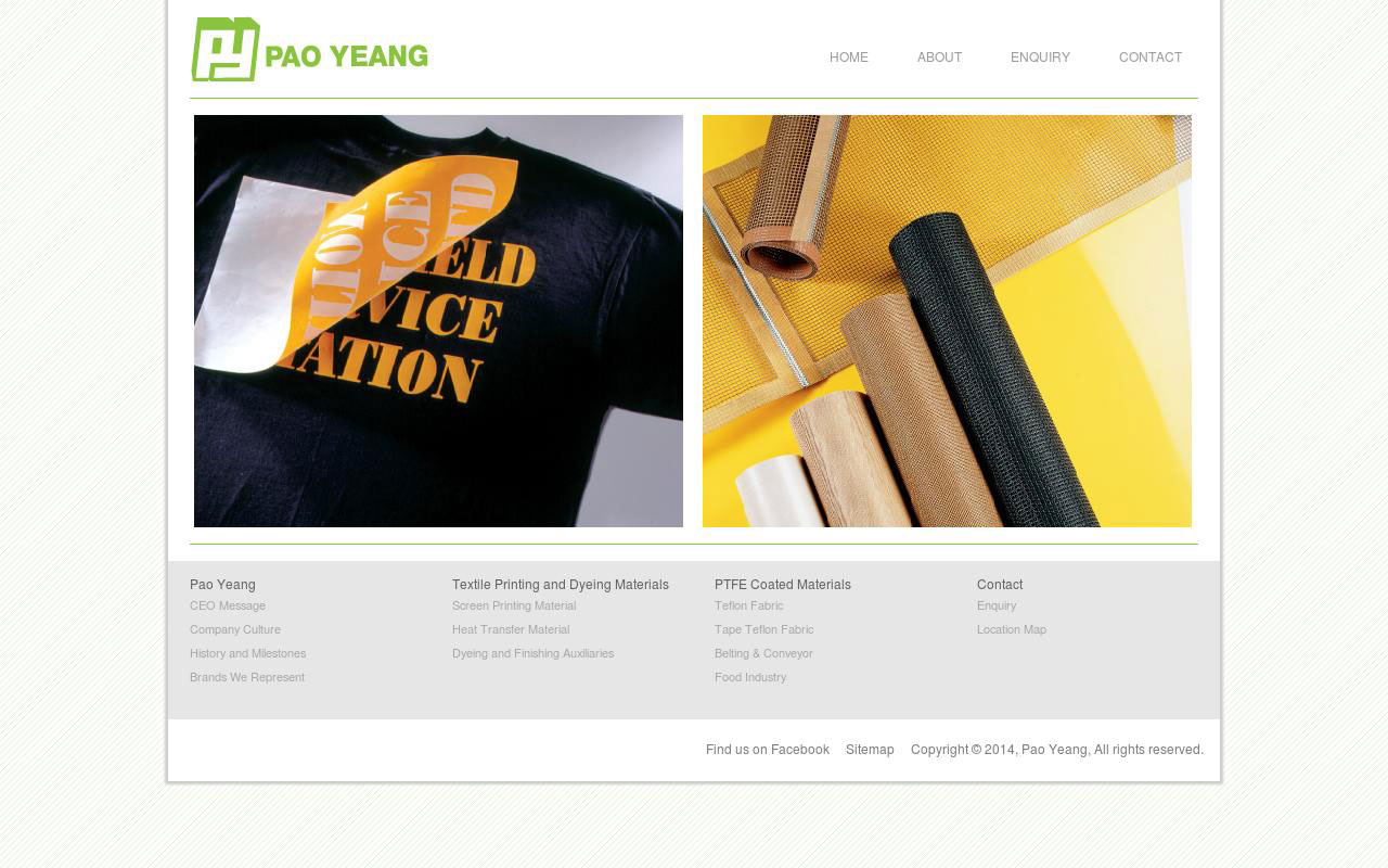 Pao Yeang - Website Design