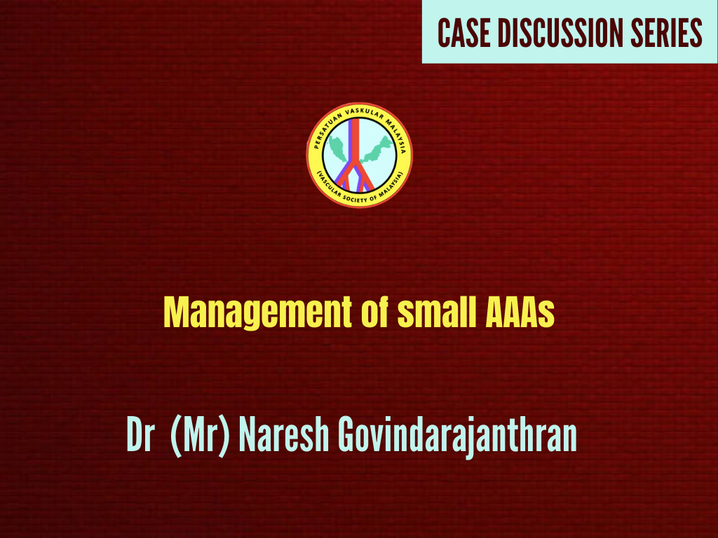 Management of small AAAs