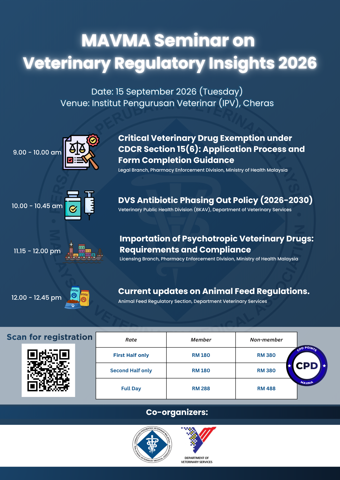 20260915 MAVMA Seminar on Veterinary Regulatory Insights 2026
