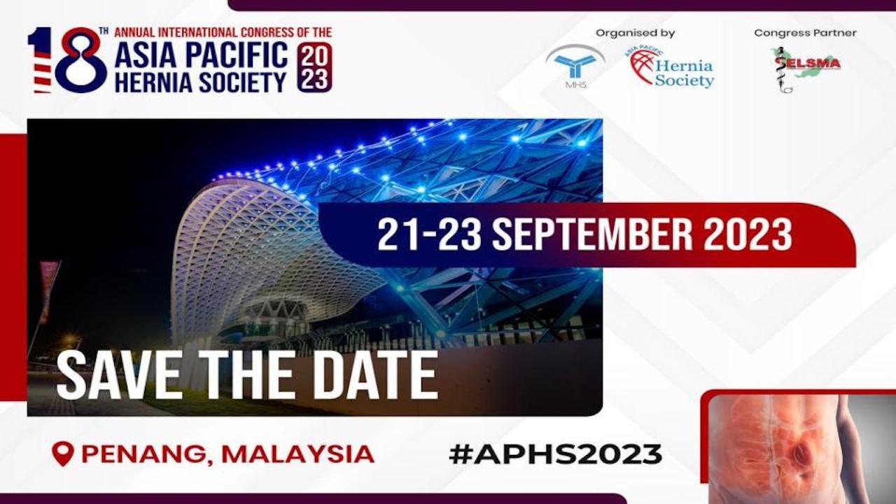 18th Annual International Congress of the Asia Pacific Hernia Society (APHS 2023)
