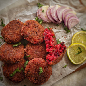 BEETROOT SPINACH CUTLETS