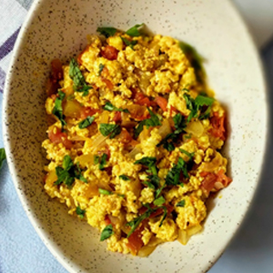 METHI PANEER BHURJI