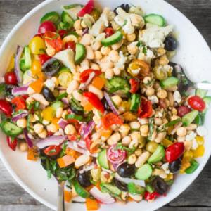 CORN CAPSICUM BEAM SALAD