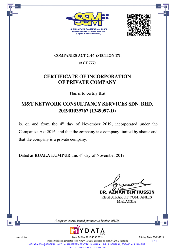 Print Ssm Certificate Online - Certified true copy, reprint ssm. - spactird