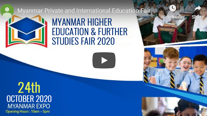 Myanmar's Private & International Education Fair 2020