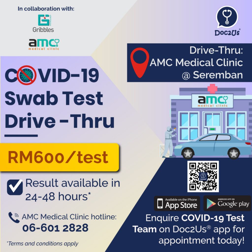 Test price malaysia swab in Latest list