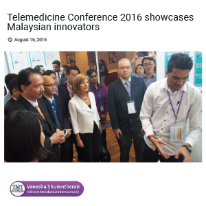 Telemedicine Conference 2016 showcases Malaysian innovators