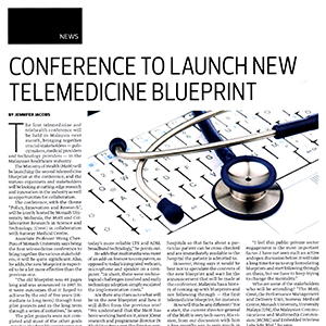 Conference to Launch New Telemedicine Blueprint