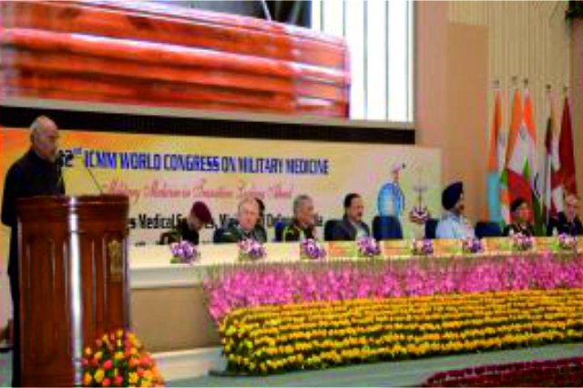 PRESIDENT OF INDIA INAUGURATING THE CONFERENCE