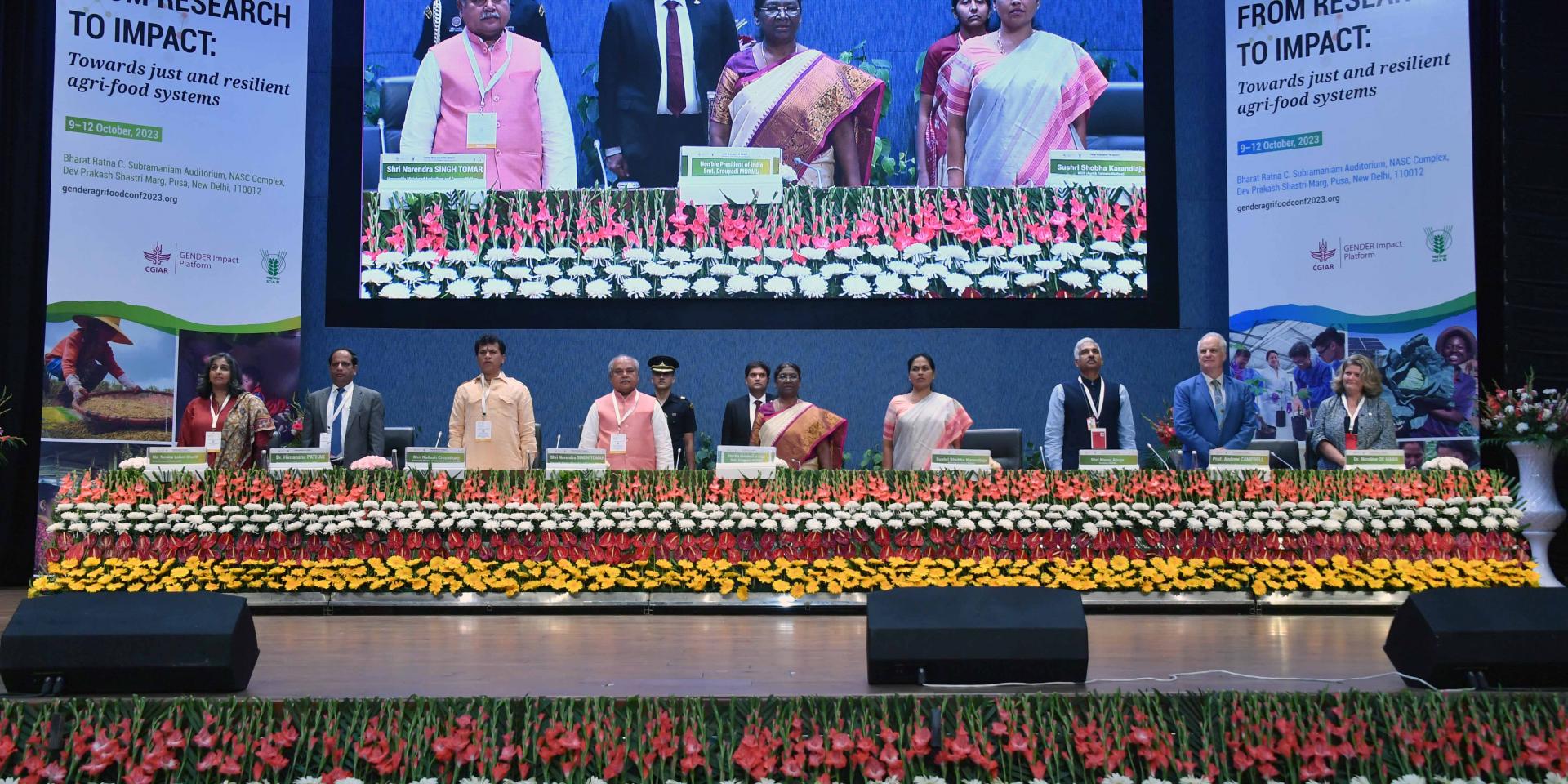 President inaugurates an International Conference on Agri-food systems 