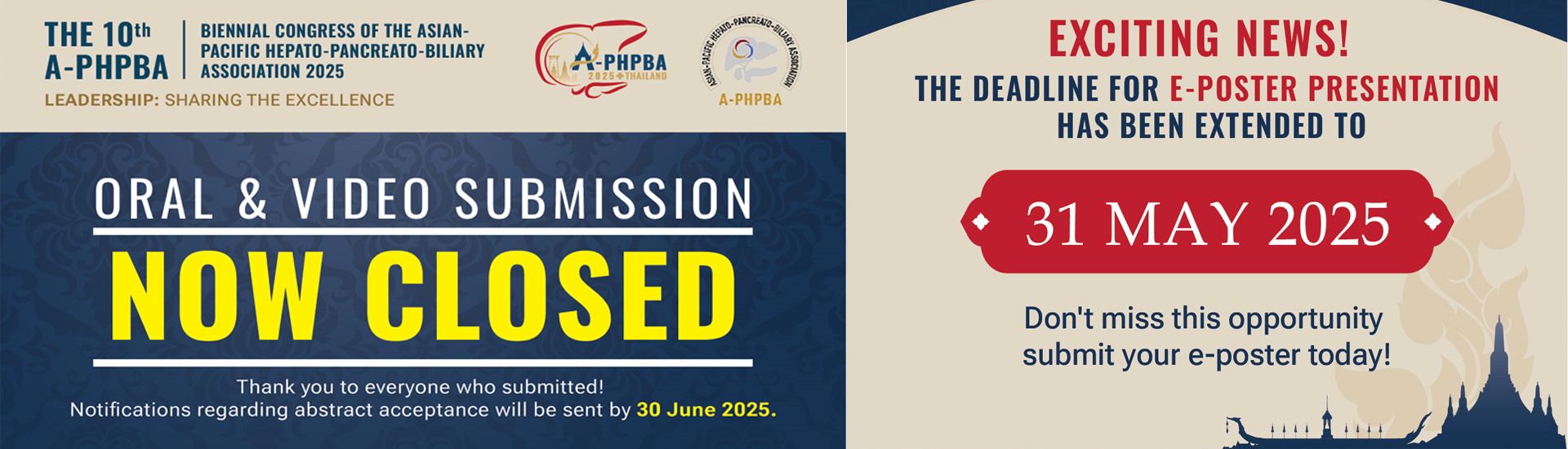 E-Poster Submissions Until 31 May 2025