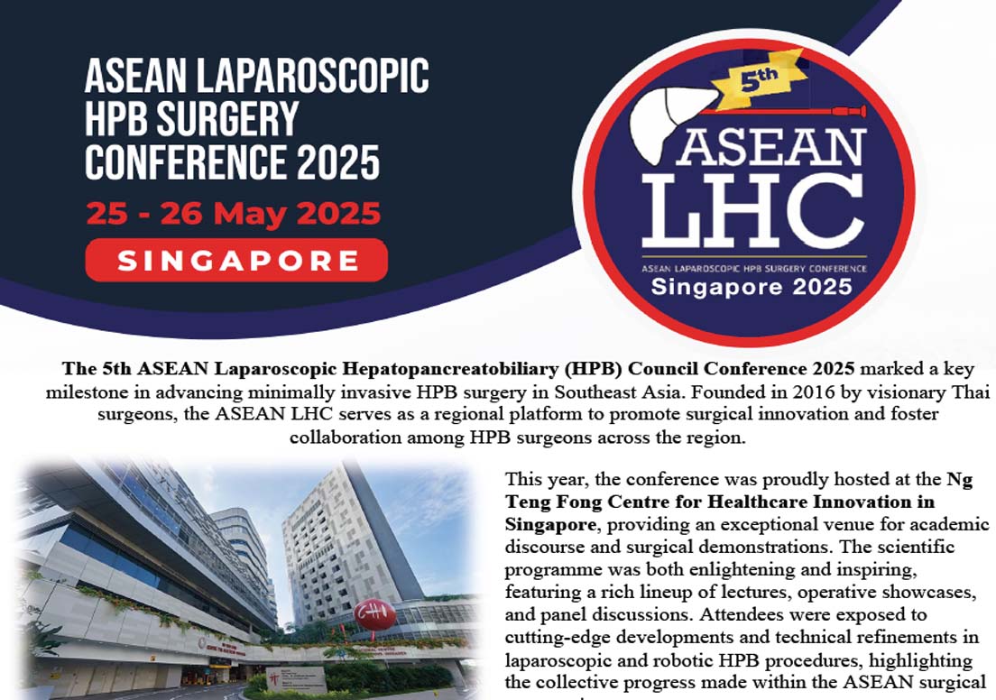 ASEAN Laparoscopic HPB surgery Conference 2025