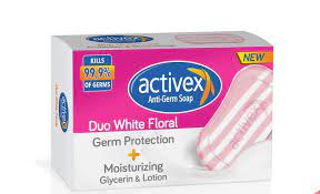 ACTIVEX DUO WHITE FLORAL 90G