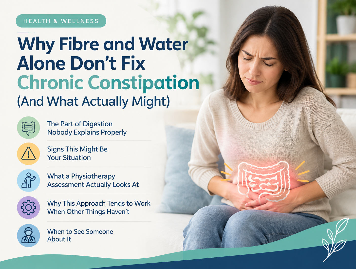 Why Fibre and Water Alone Don't Fix Chronic Constipation (And What Actually Might)