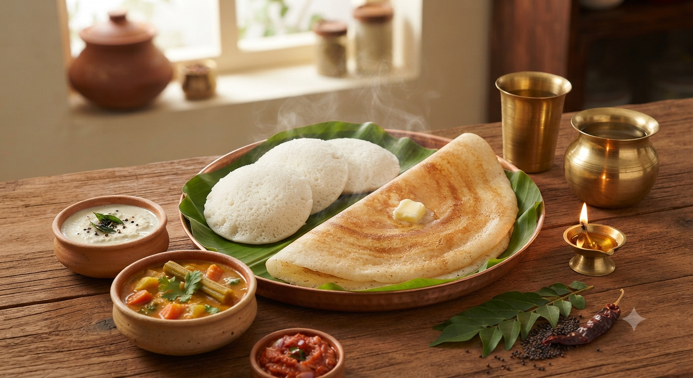 Idli and Dosa: Comforting South Indian Classics