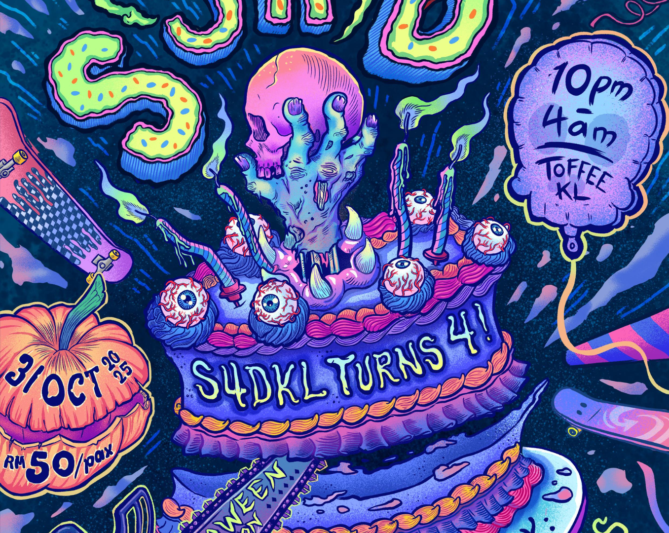 S(3A)D: S4DKL Turns 4 Halloween Edition