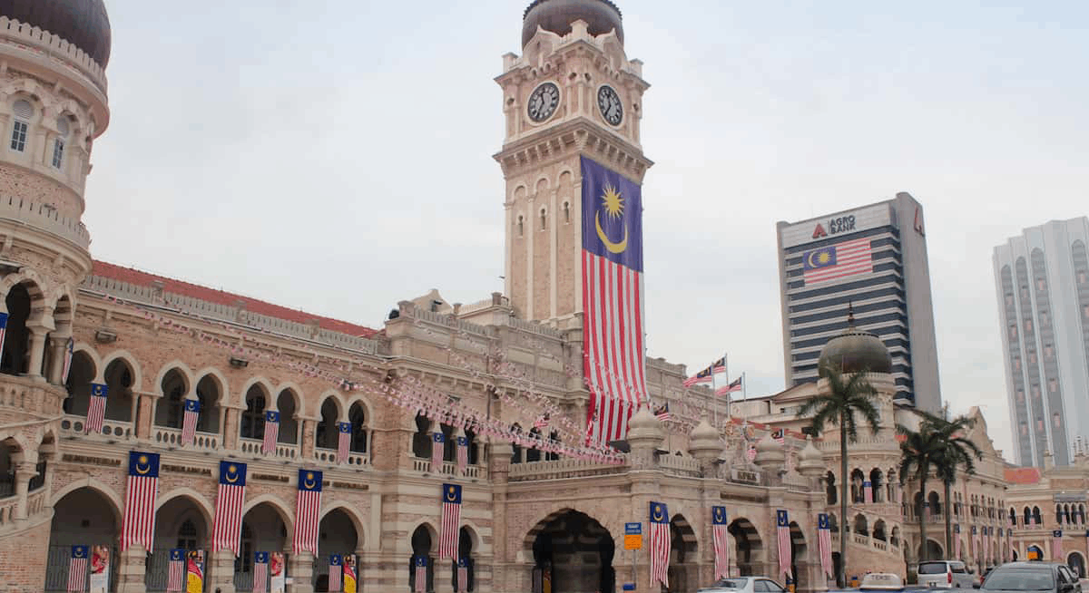 Hari Merdeka 2026-Dataran Merdeka / Sultan Abdul Samad Building with Malaysian flags
