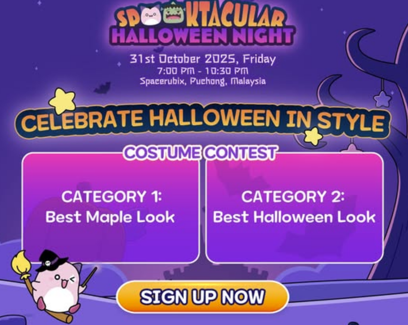 MapleStorySEA Spooktacular Halloween Night