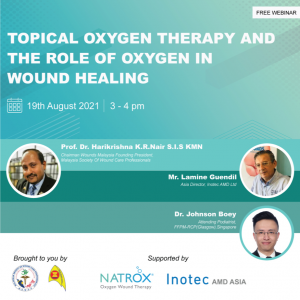   The event is finished.Topical Oxygen Therapy and The Role of Oxygen in Wound Healing