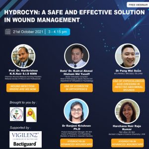  The event is finished.Hydrocyn: A safe and effective Solution in wound management
