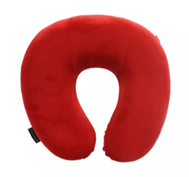 Arnold Palmer Memory Foam Travel Pillow <br /> E5546 Red