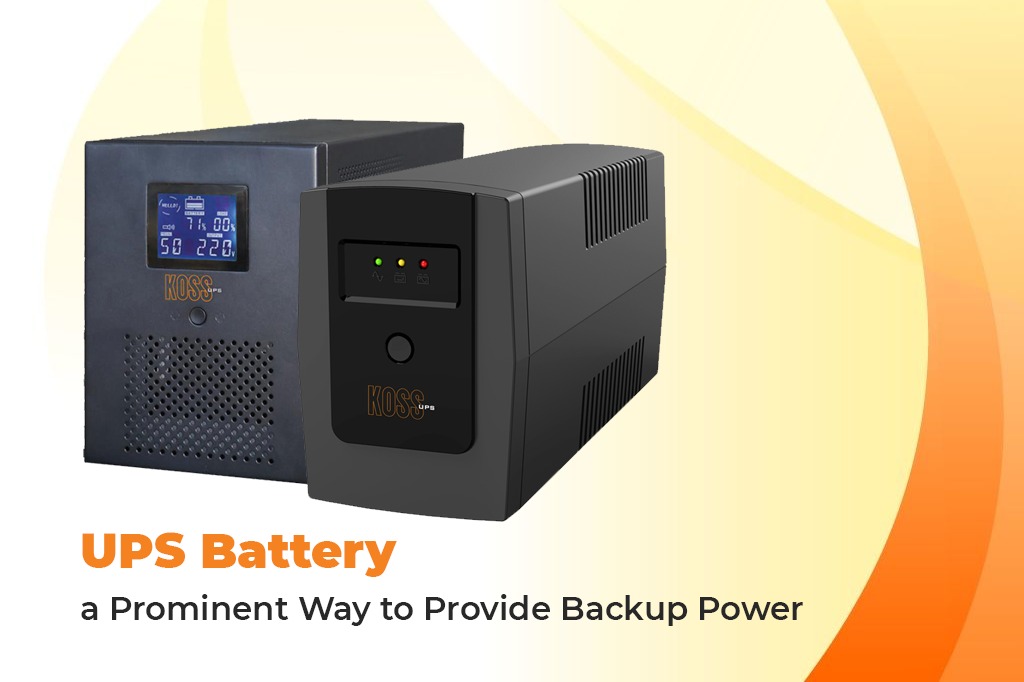 UPS Battery- a Prominent Way to Provide Backup Power